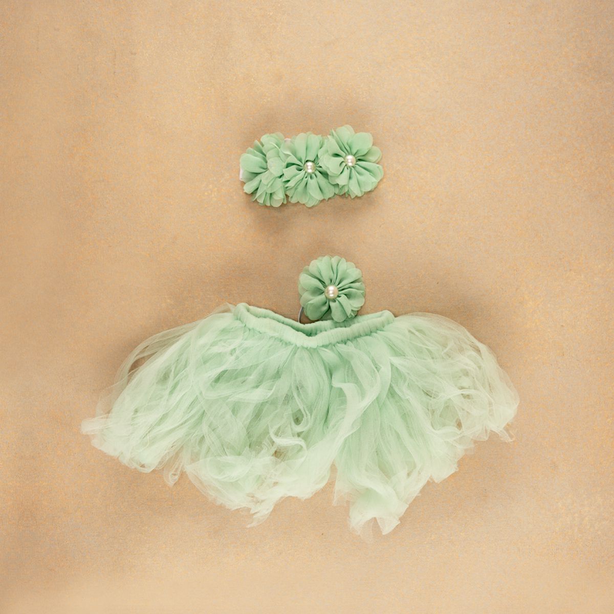 Tutu skirt set – green