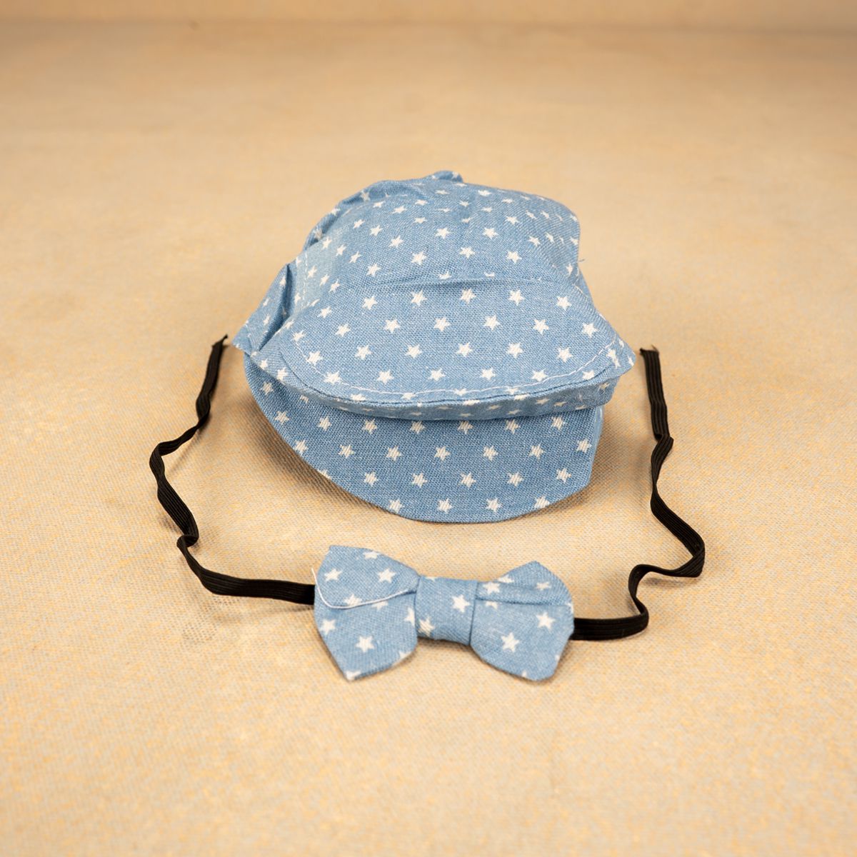 French Cap with Bow – Blue